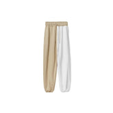 Comme Des Fuckdown Chic Beige Two-Tone Drawstring Sweatpants -   -  Comme Des Fuckdown.
